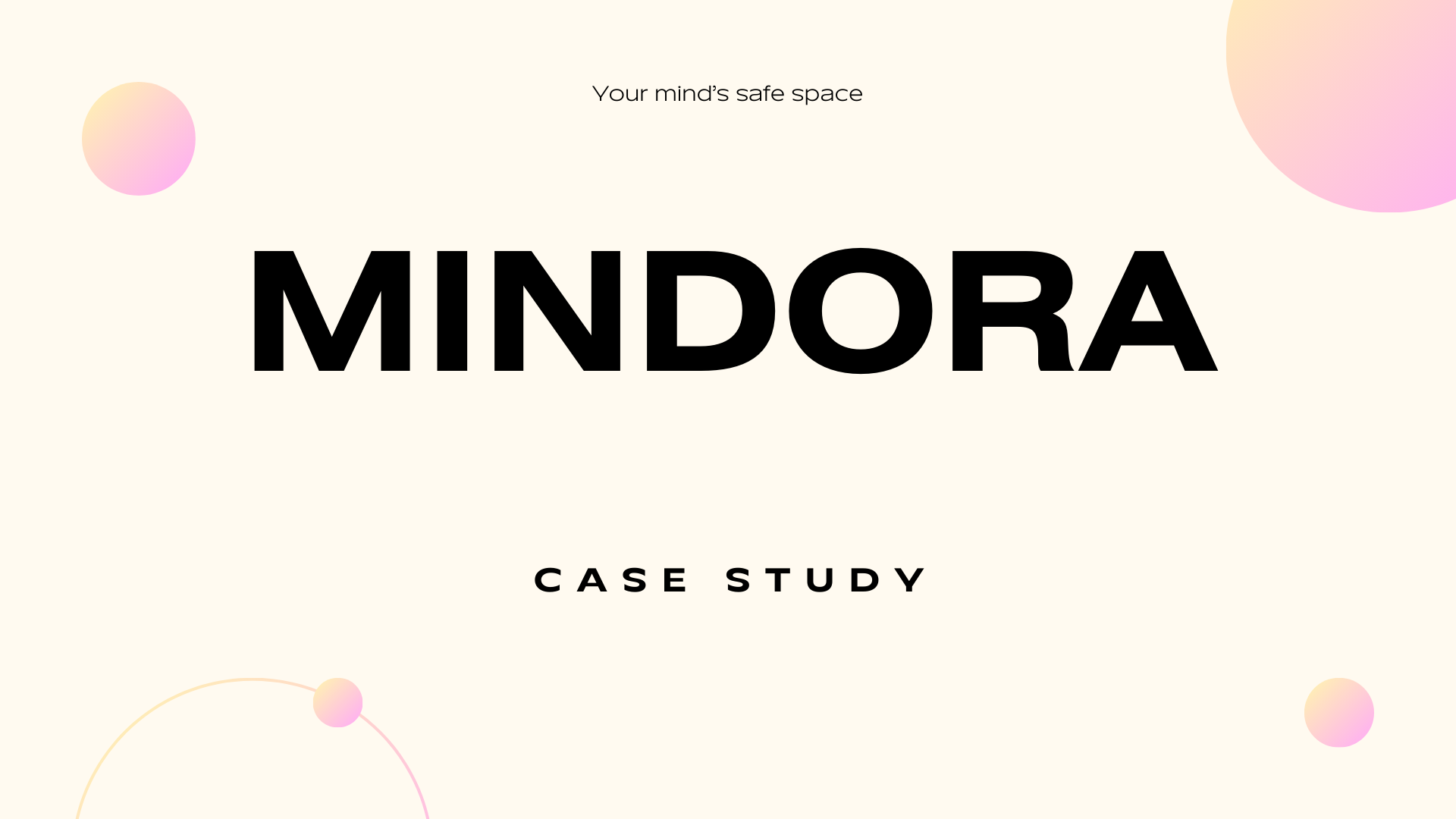 Mindora app screen
